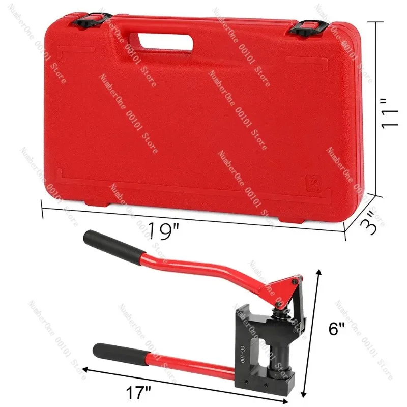 Manual Hole Punch | Round Hole Opener for Iron, Aluminum, Stainless Steel Sheets