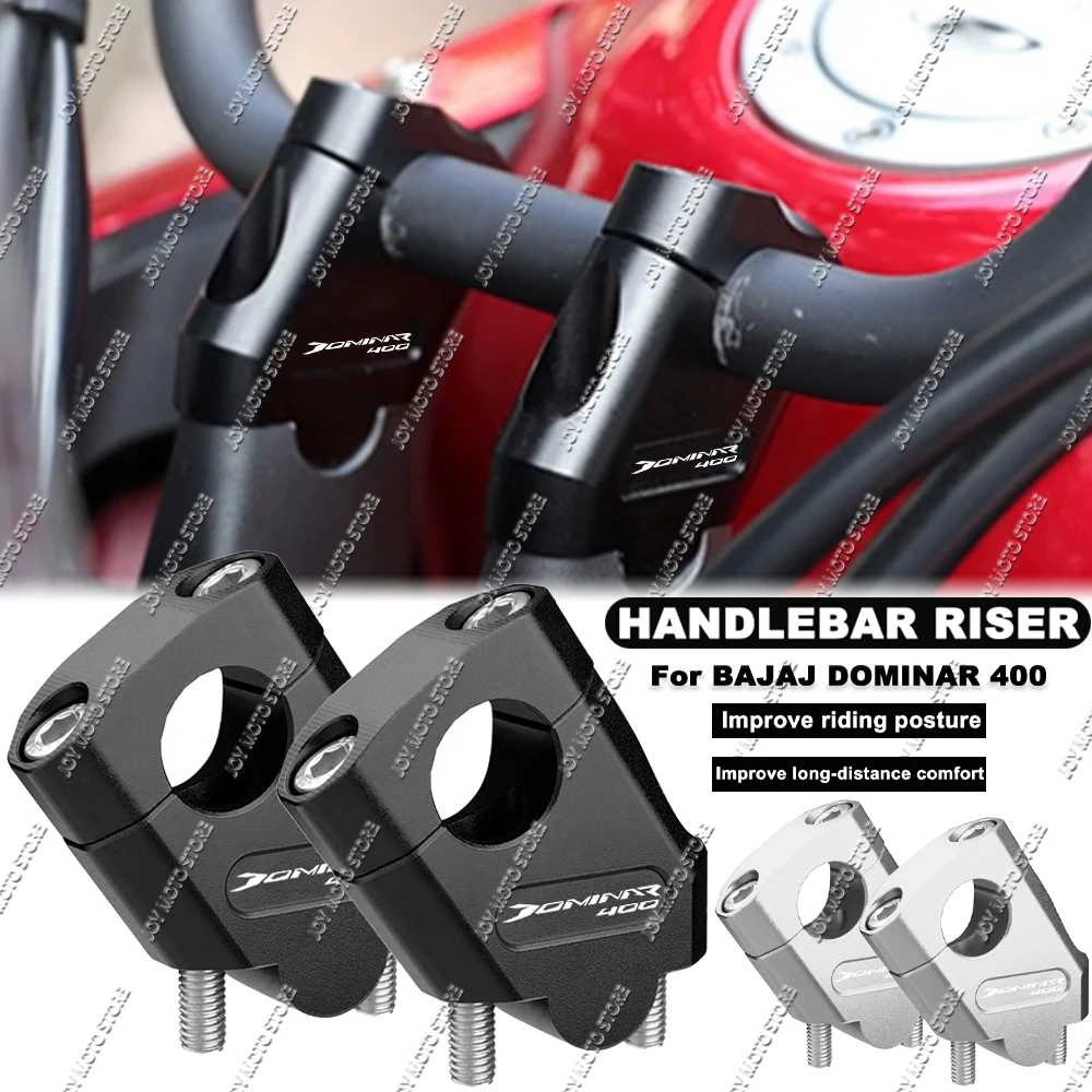 

For Bajaj Dominar 400 Motorcycle Handlebar Riser Bar Mount Handle Clamp Better Upright Position