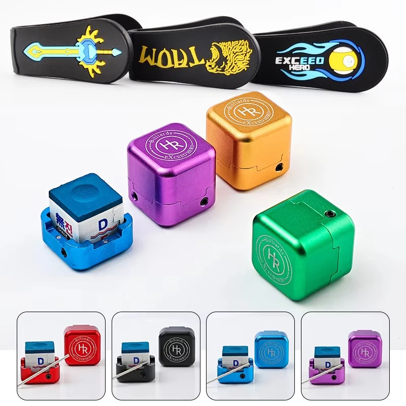 

Billiard Chalk Storage Box Protection Chalk Tip Case Accessories for Billiard Table Billiard Cue Enthusiast Snooker Pool Indoor