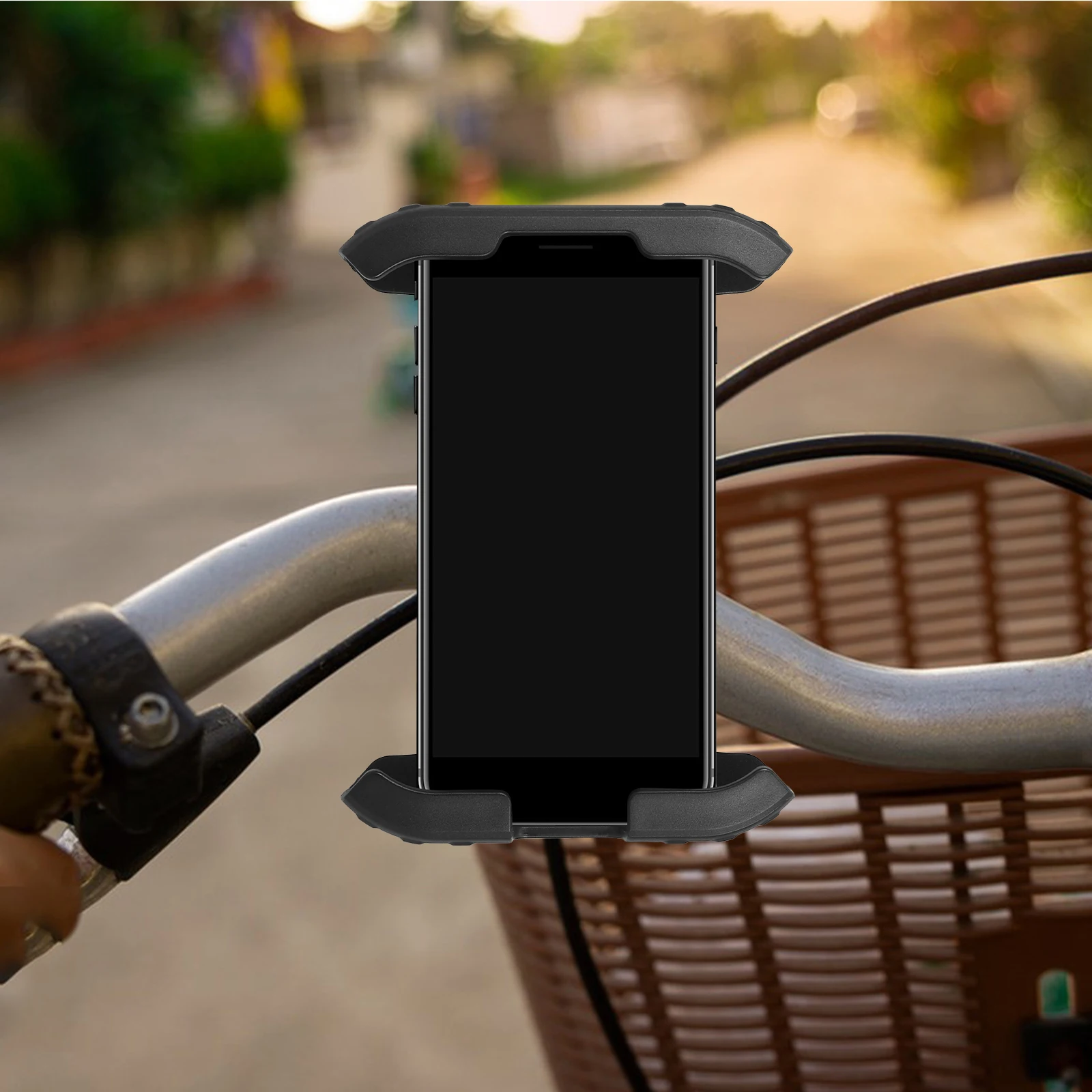 

Shockproof Phone Holder Bike Mount Motorcycle Bracket Compatible Various Models Sizes 360 Degree Rotation Stable Corner Fixation