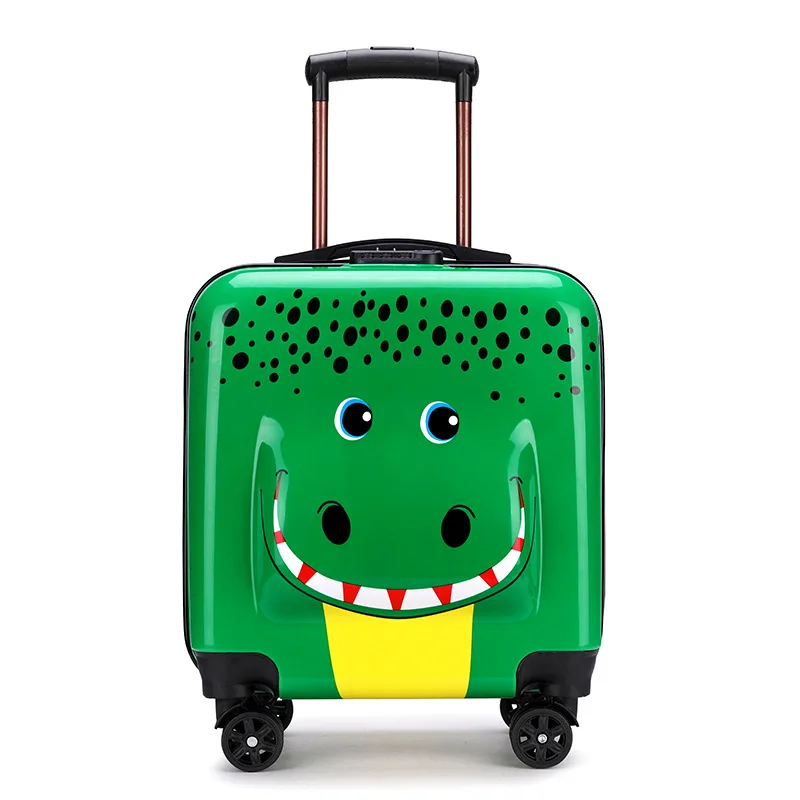 Kid\'s Luggage Children\'s Trolley Box Universal Wheel Luggage Box Password Box Cartoon Travel Box