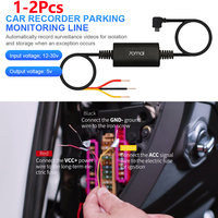 1-2Pcs For 70mai Parking Surveillance Cable UP02 for 70mai 4K A800S A500S D06 Lite2 D10 M300 Hardwire UP02 24H Parking Monitor