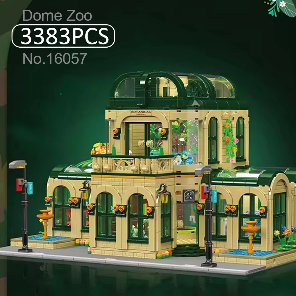 Dome Zoo Educational Building Blocks Assembly Toy for Ages 14+ Desktop Display Gift Birthday Present