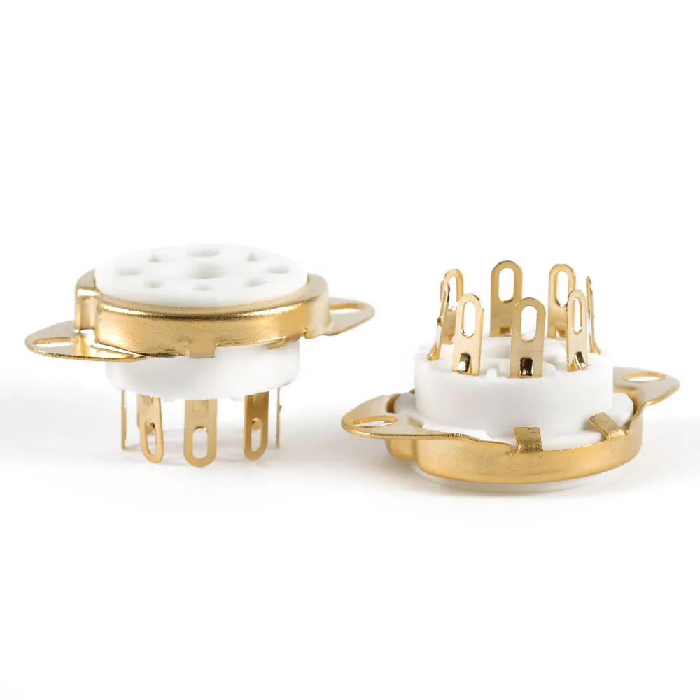 Supply of Ceramic Gold-plated 8-pin Electronic Tube Holders for KT88/6550/EL34A/274b