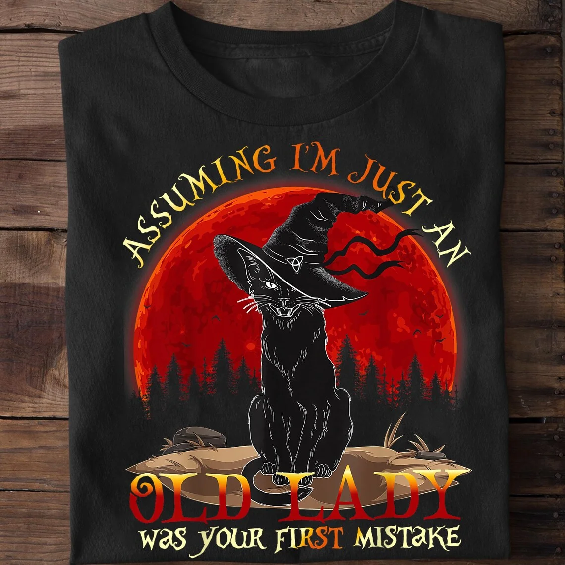 

Черная рубашка с котом на Хэллоуин, повседневная моющаяся футболка с короткими рукавами и круглым вырезом, праздничная вечеринка для женщин, подарок для кошки