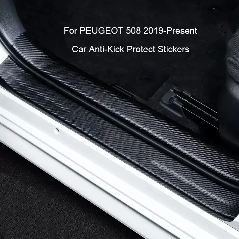 

Car Door Anti-Dirty Threshold Anti-Kick Protect Pad For PEUGEOT 508 2019-Present Auto Trunk Scratch Resistant Exterior Accessory