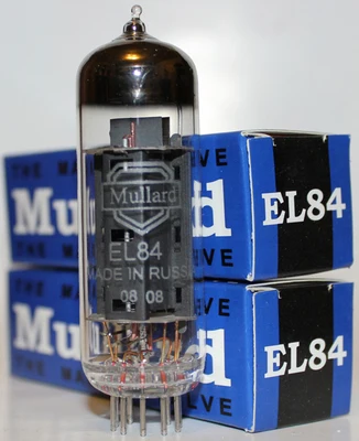 Brand new re-engraved Mullard EL84/6P14/6BQ5 tube. Good dynamic sense of hierarchy