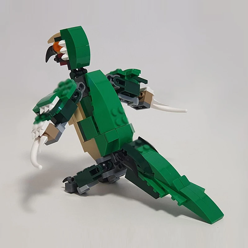 Kreatury Seria Zwierzęca Model MOC Klocki Konstrukcyjne Ptak z Ostrożnym Dziobem Technologia Modularna Prezenty Świąteczne Zestaw do Składania Zabawki dla Dzieci