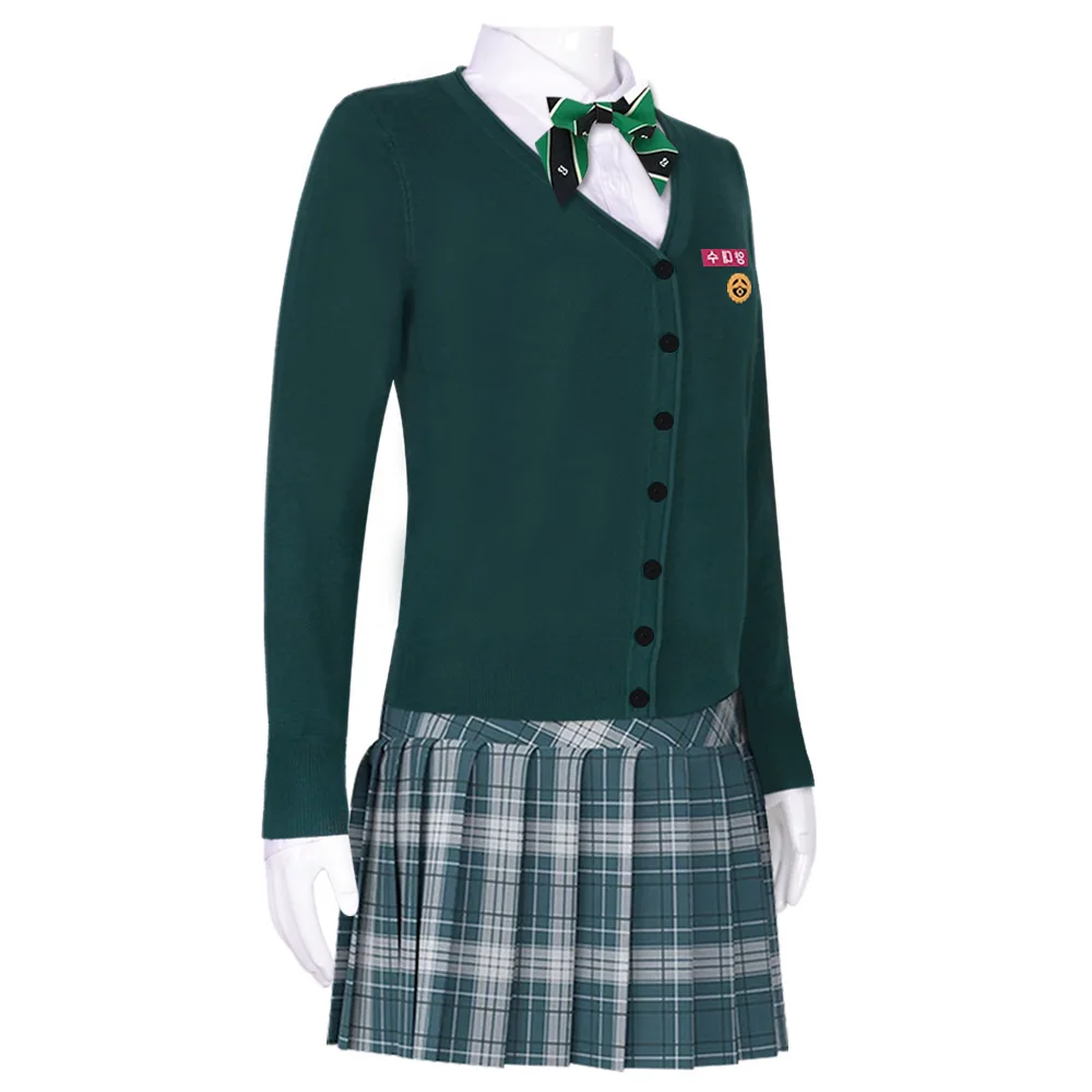 TV All of Us Are Dead Cosplay Costume JK School Uniform 지금 우리 학교는 Cosplay Sweater Role Playing Halloween Adult Suit