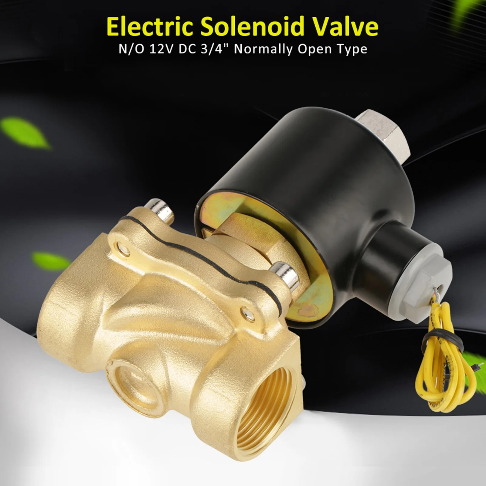 

G3/4 Electric Solenoid Valve Open Type Brass Electric Solenoid Valve for Water Air Brass Electric Solenoid Valve N/O Valve Valve