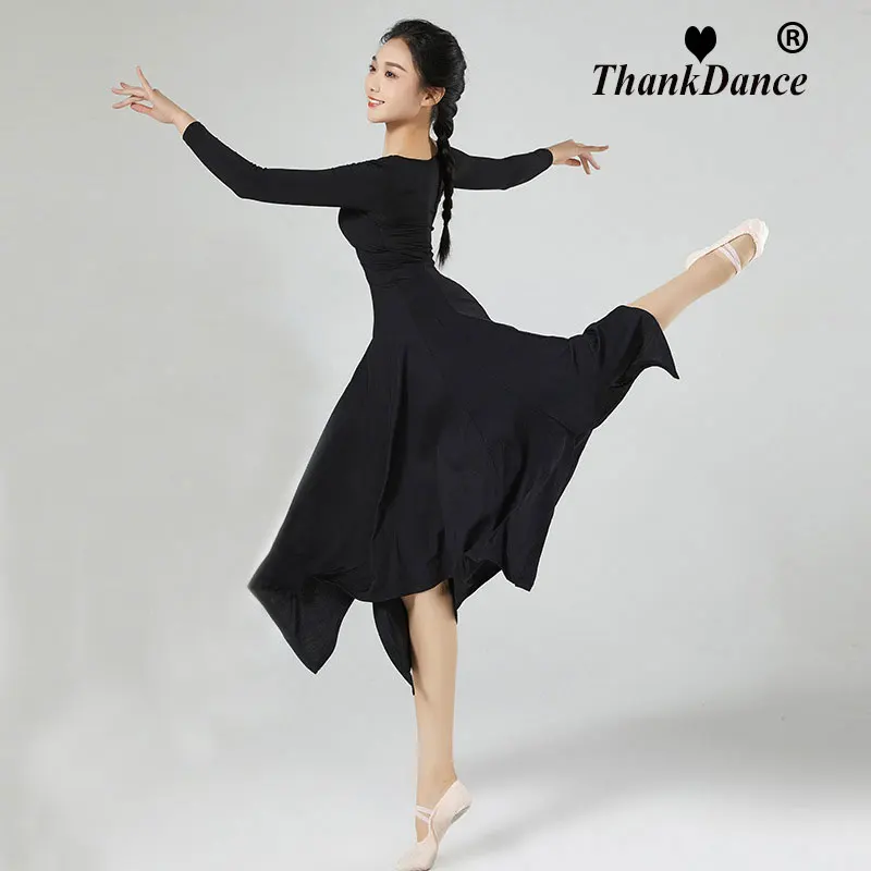 Modern Dance Ballroom Dancing Dress Women Standard Ballroom Dance Dress per Waltz/tango/foxtrot Performance Competition Dress