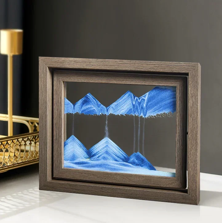 New Quicksand Painting Ornaments New Art Hourglass Office Living Room TV Cabinet Home Light Luxury Decoration