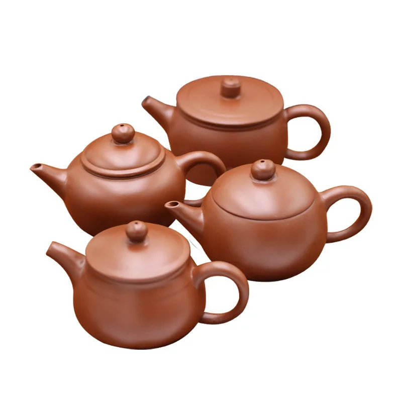 

Чайник из фиолетовой глины, домашний чайник, подарочная коробка, оригинальный минерал, красная глина, чайный сервиз Кунг-фу с ручным вытягиванием Чаочжоу