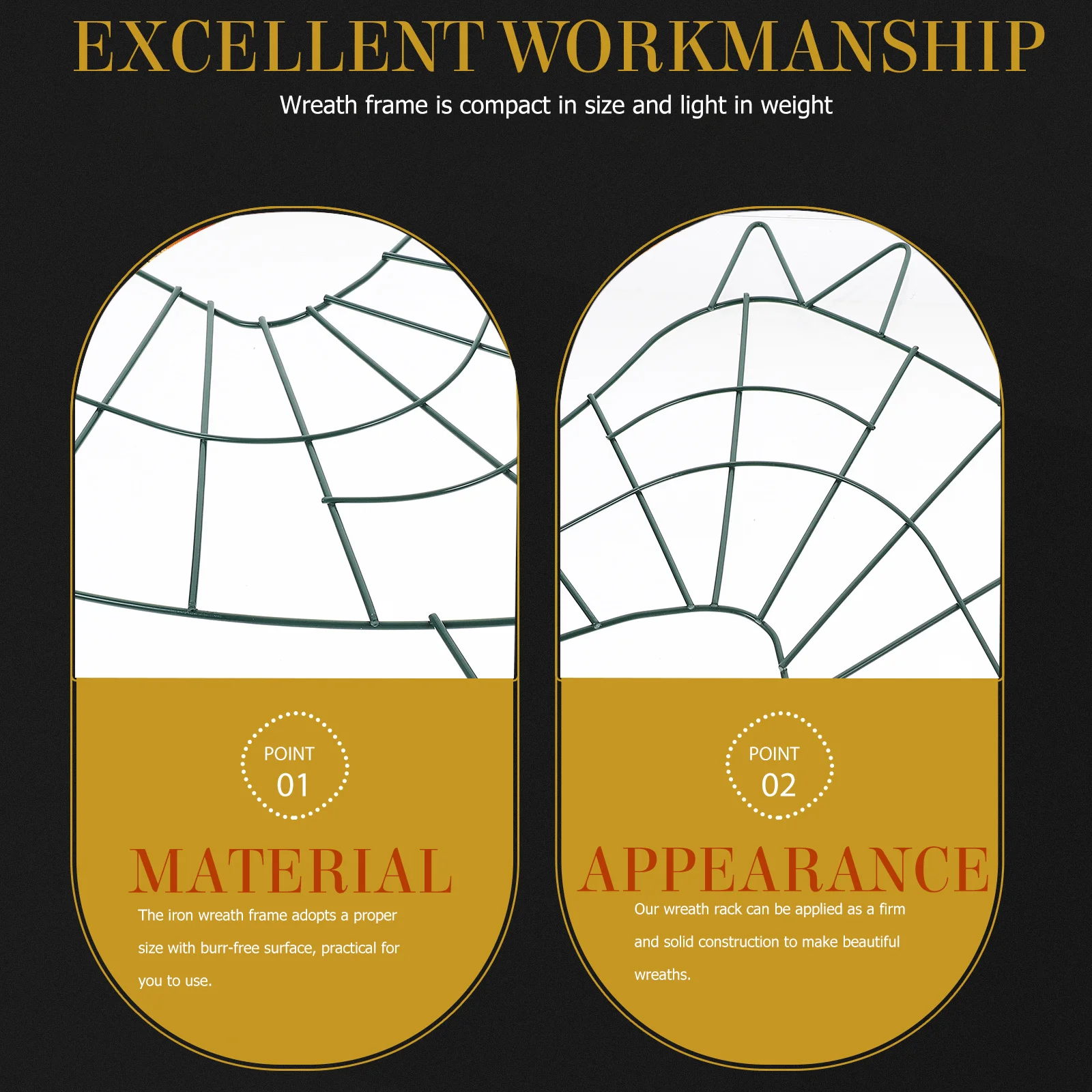 

Horse Shaped Iron Wreath Frame DIY Metal Cane Form for Christmas Garland Craft Decorations Hanging Floral Arranging Tool Support