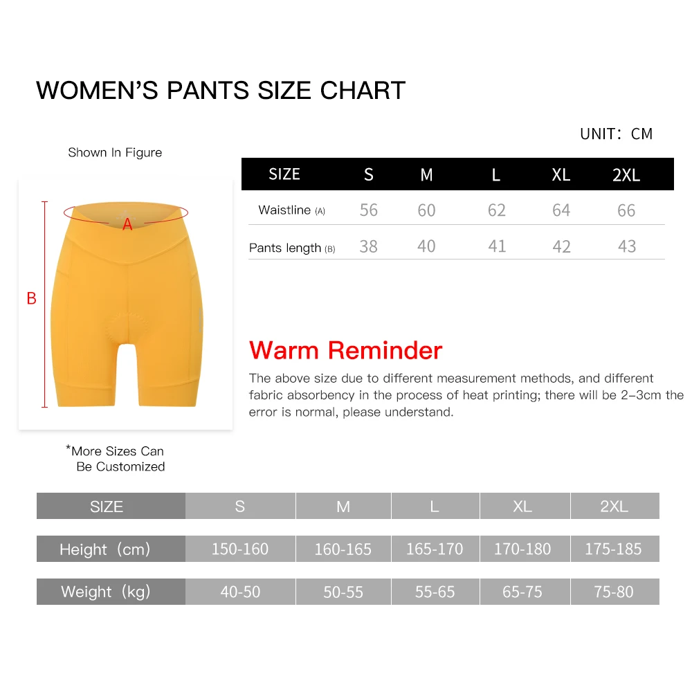 Pantalones cortos acolchados de ciclismo para mujer, ropa interior larga a prueba de golpes, para ciclismo de montaña o carretera
