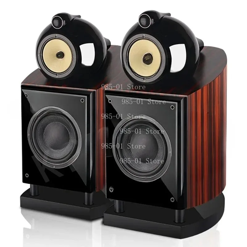 8 Inch Passive Bookshelf HiFi Speaker, Professional Audio Matching Power Amplifier