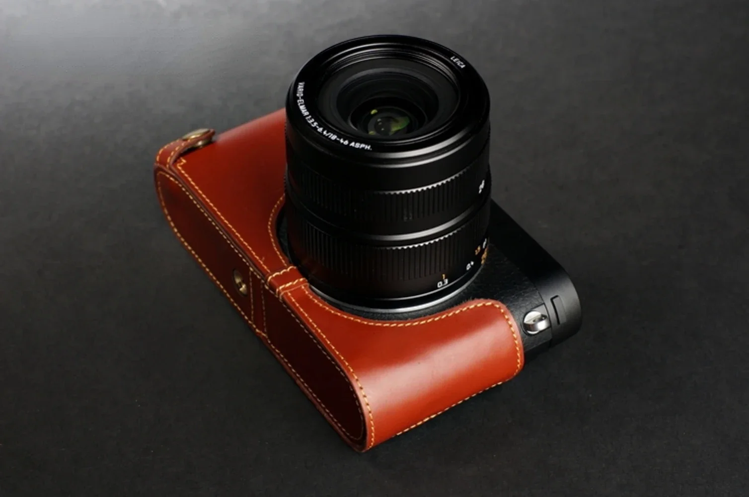 Genuine Leather Cowhide Bag Body Handwork Photo Camera Half Case For Leica X XV Vario Mini M Typ113 Protective Sleeve Base Shell