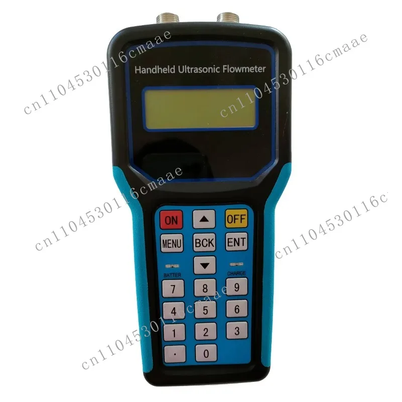 Flow meter passing time 2000H ultrasonic flow meter handle type ultrasonic flow meter with large sensor