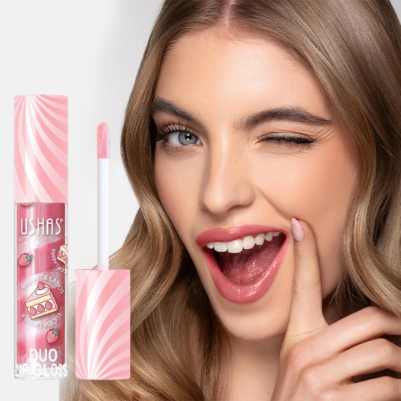 栄養エッセンスベースのデュアルテクスチャマット仕上げ、鮮やかで潤いのある唇のための長持ちするリップカラー、保湿リップスティック