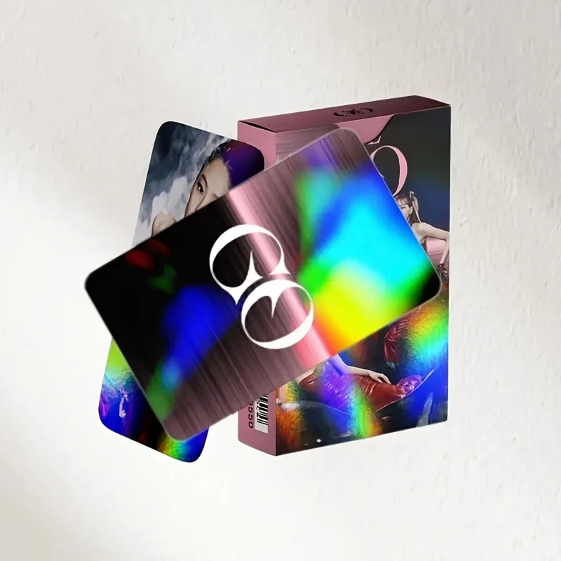 BPPopular combination New product D-GO Laser flash cards60Holographic image LOMO Card High-Definition Celebrity Photo Card Fan s