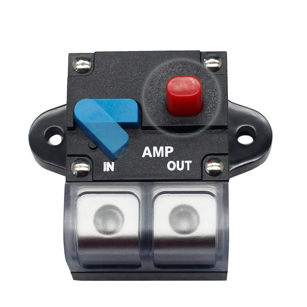 

DC12-24V 200A Auto Circuit Breaker Self-Recovering Circuit Breaker Car Stereo Fuse Holder Power Fuse Auto Switch Easy To Operate