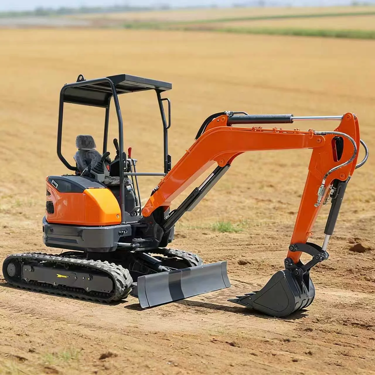 

High Quality Mini Excavator Farm 1.8 Ton Crawler Mini Digger Multifunctional 2.5 Ton Diesel Small Excavator for Sale Customized