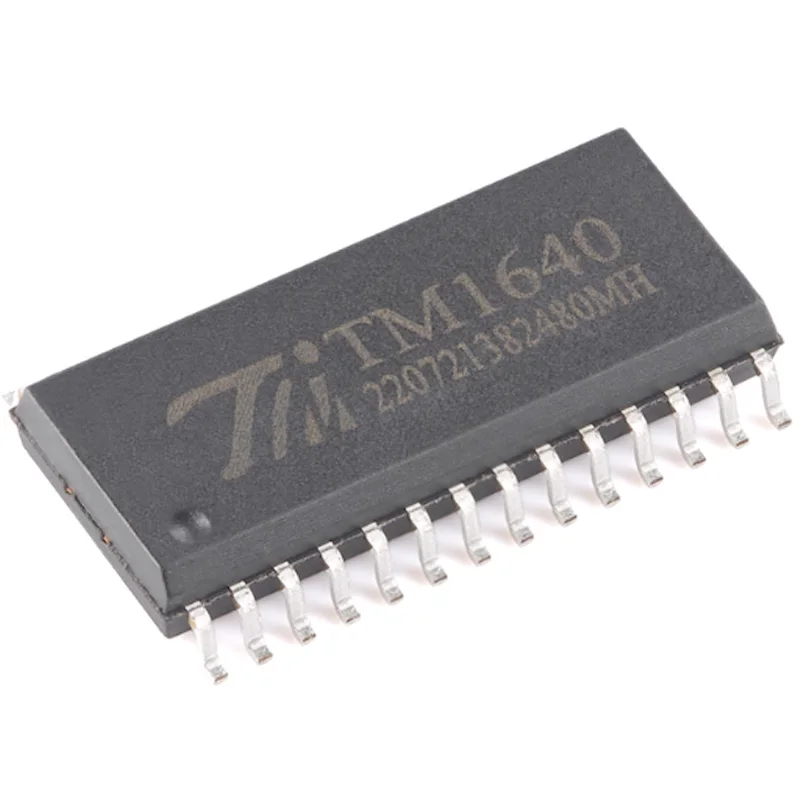 

100 Pieces of Brand New Original Tm1640 Sop-28 8-Segment × 16-Digit Led Digital Tube Display Driver Ic Chips