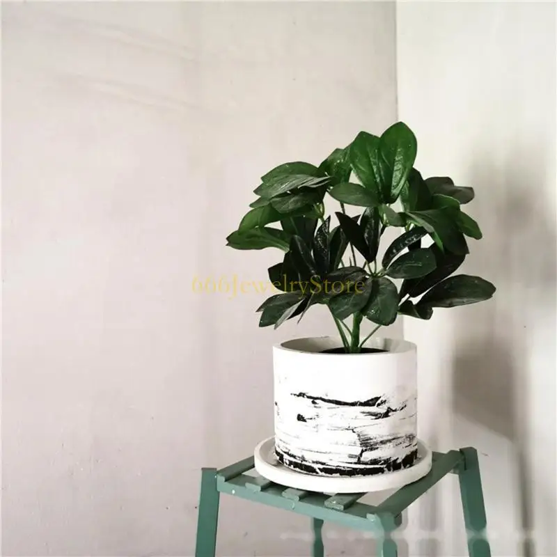 F2TD Large Round Concrete Flower Pot Mold Succulent Planter Plant Pots Silicone Mould for Kids Adult DIY Crafts Home - view 4