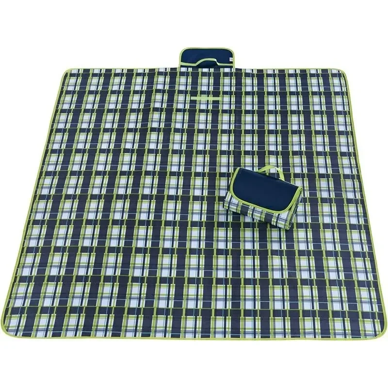 

Waterproof Outdoor Picnic Mat Camping Beach Mat Plaid Portable Hiking Travel Sleeping Blanket Folding Grassland Pad Carpet
