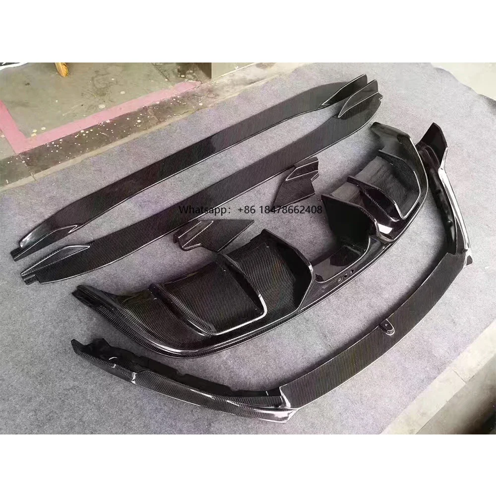 

F Type Carbon Fiber Rear Bumper Diffuser Splitter for Jaguar F-Type 2013-2019