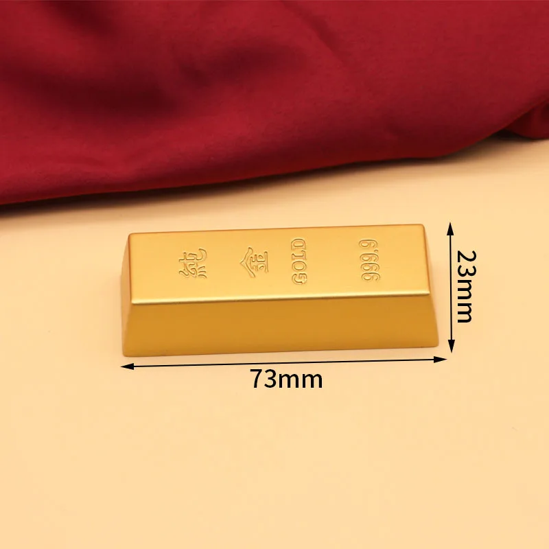 Wholesale Two Pieces Price Gold Bar National Fashion Gold Bar Solid Alluvial Gold Gold Bar Enterprise Opening Gift Pure Copper