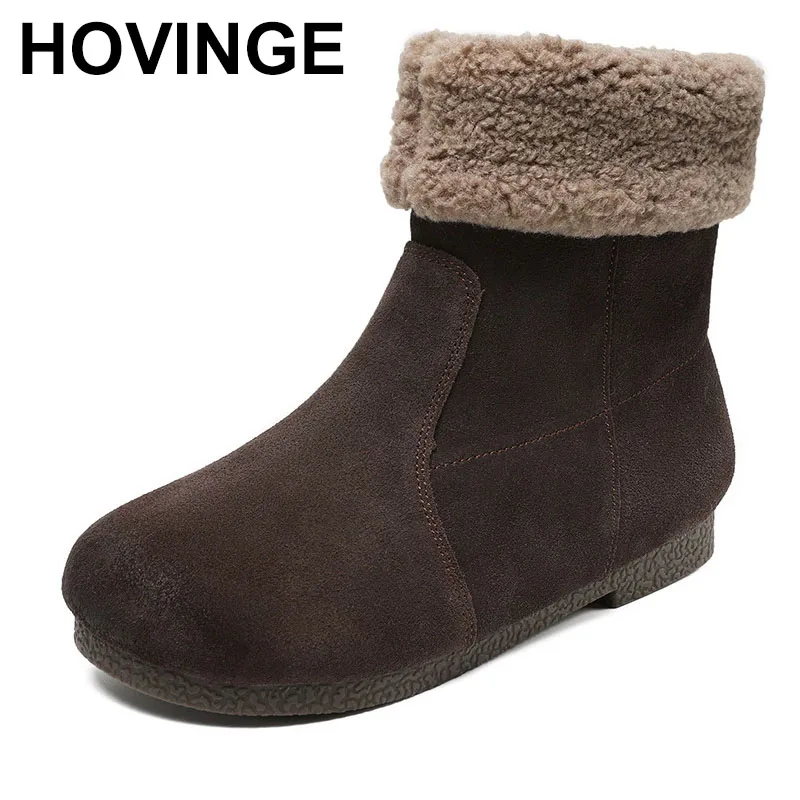 

Женские ботильоны на меху, замшевые туфли на плоской подошве, короткая плюшевая обувь, повседневная новая спортивная обувь, зимние женские кроссовки, теплые зимние ботинки