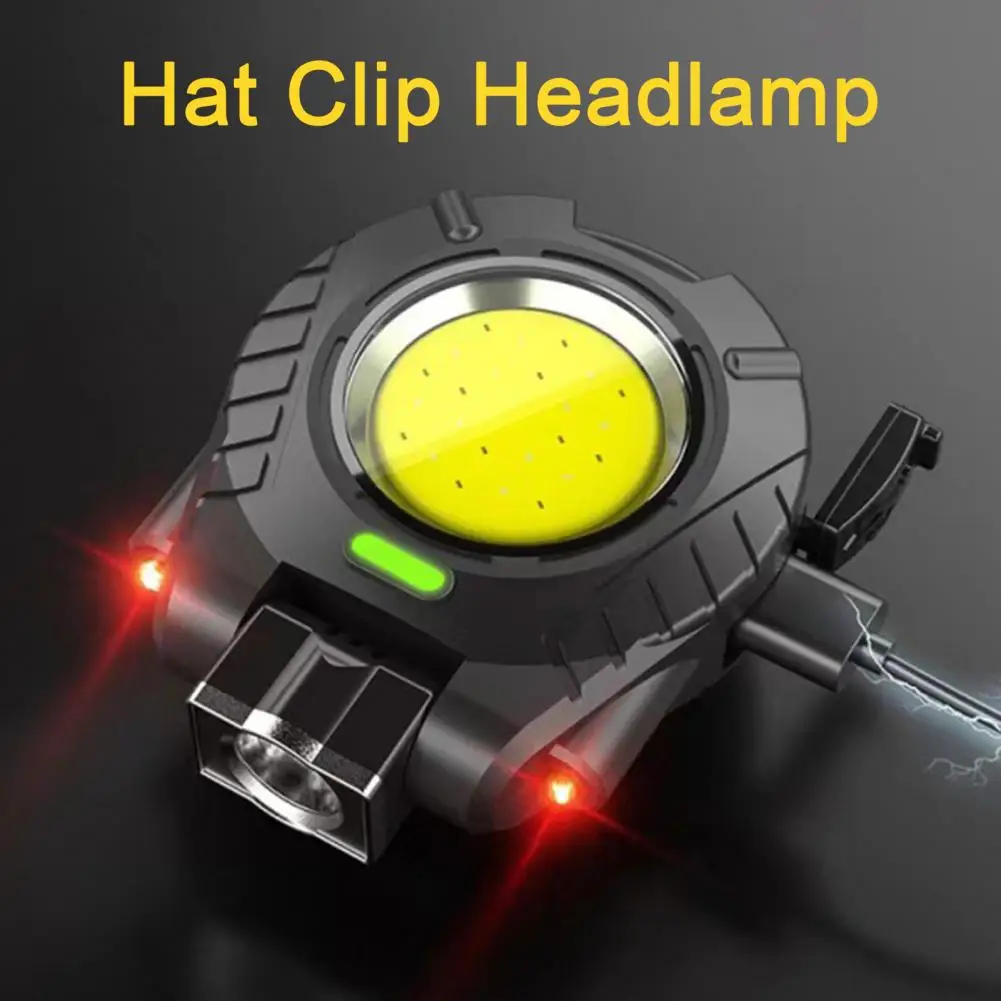 LEDヘッドランプ,クリップ付きミニキャップ,防水,ハンズフリー照明装置,サイクリングや釣り用,ipx6