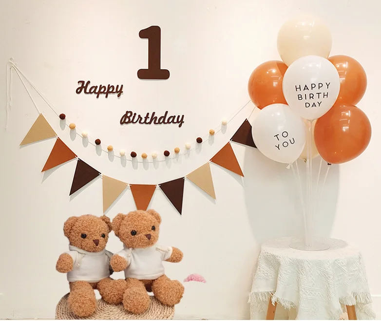 Doll Printing Wholesale Logo Graduation Gift Birthday Company Gift Teddy Bear Plush Toy Teddy Bear Manufacturer Direct Sales