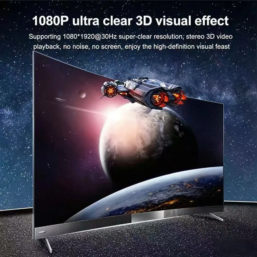 1X4 HDMI‑compatible Splitter 1 In 4 Out 4K 2K UHD Video Amplifier Distributor For HDTV Monitor Laptop PC PS3 PS4 Xbox Projector