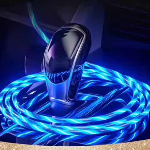 USB C Cable, LED Light Up Charging Cords Type C Cable Compatible with Samsung Galaxy S21 S20 S10 S10E S9 S8 Plus Note 20 10 9 8