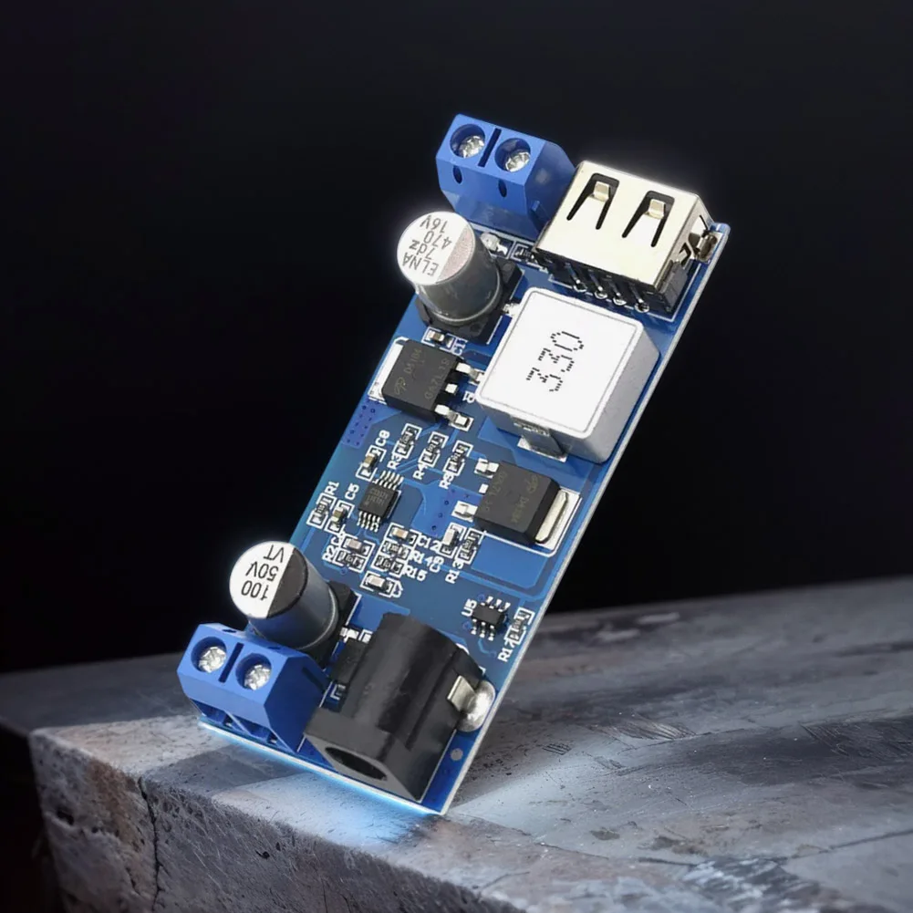 DC-DC 24 فولت/12 فولت إلى 5 فولت 5A باك محول خفض الجهد وحدة قابل للتعديل الطاقة باك وحدة USB تنحى وحدة امدادات الطاقة للهاتف #3