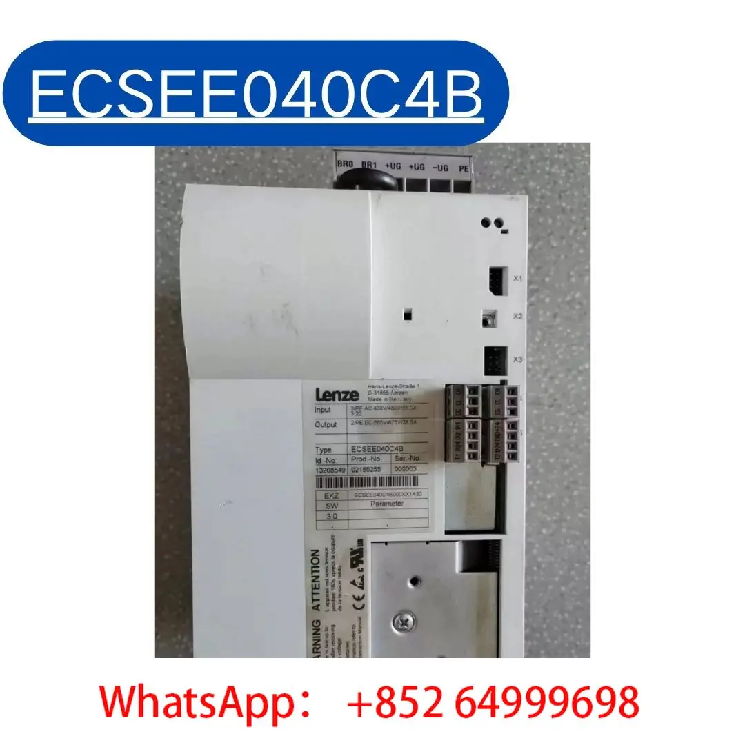 

ECSEE040C4B 4KW 380V servo driver controller second-hand Test OK