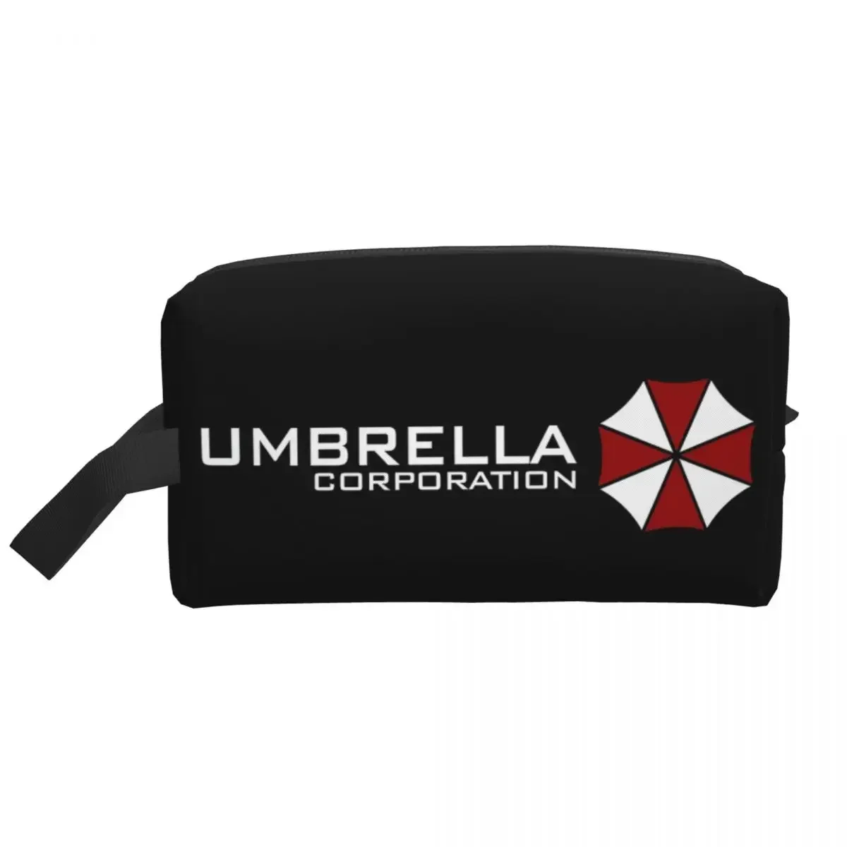 Custom Umbrella Travel Cosmetic Bag for Women Action Video Game Toiletry Makeup Organizer Ladies Beauty Storage Dopp Kit