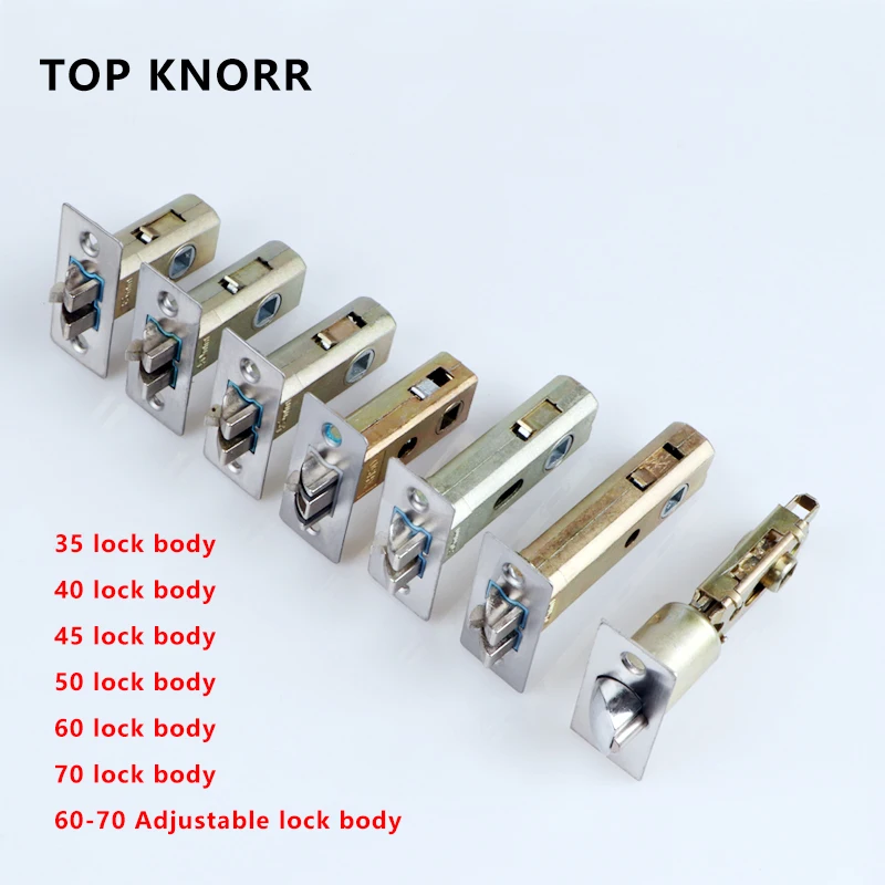 TOPKNORR Single Tongue Fitting Indoor Lock Body Lock Tongue Toilet Lock Heart Lock Tongue Single Tongue Lock Holds The Door Lock