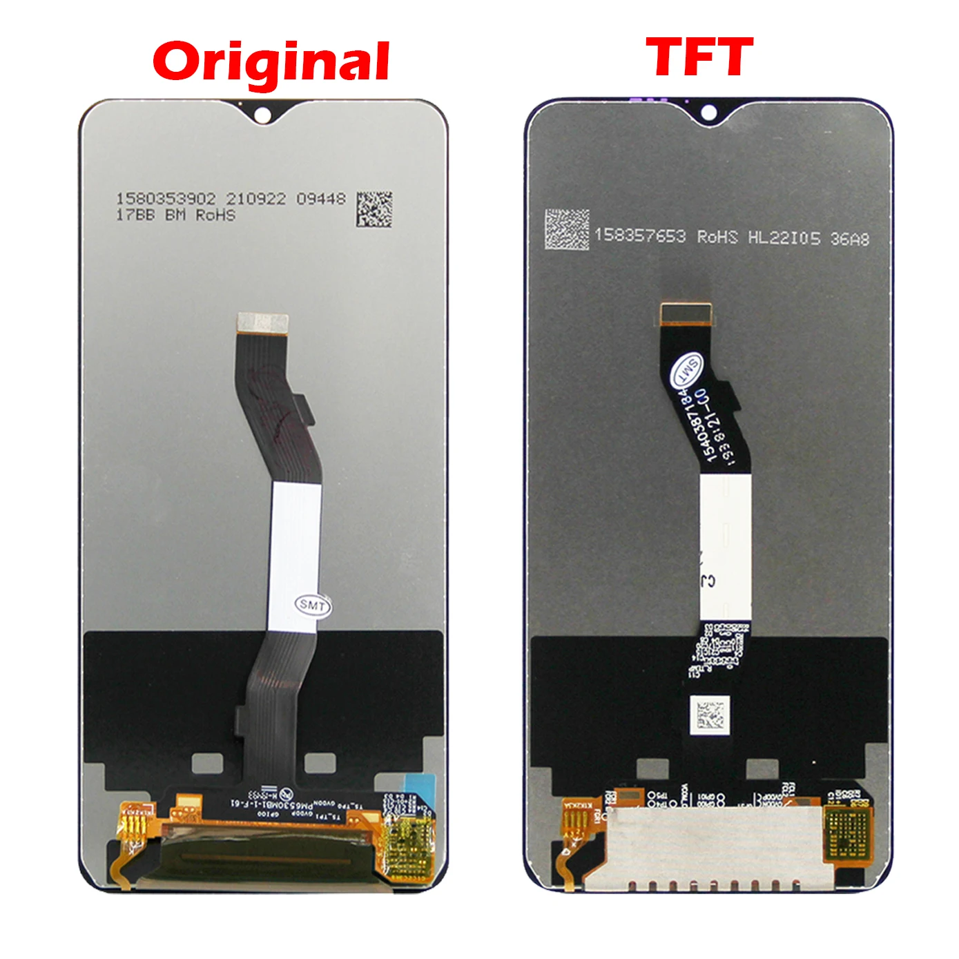 6.53" NEW LCD for Xiaomi Redmi Note 8 Pro M1906G7I M1906G7G Lcd Display Touch Screen with Frame for Redmi Note 8 Pro Replacement