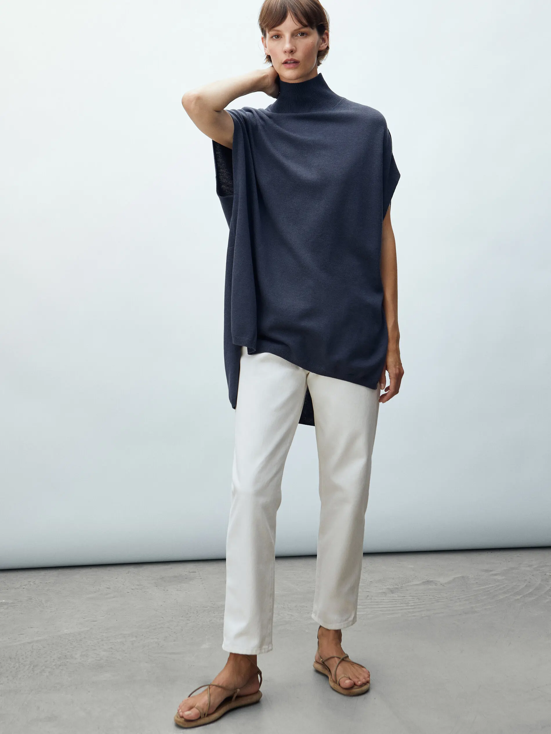 Ethereal Traf Md 2026 YAZHIMEI Autumn New Style of Women's Casual Fashion Stylish sleeveless flowy knitwear