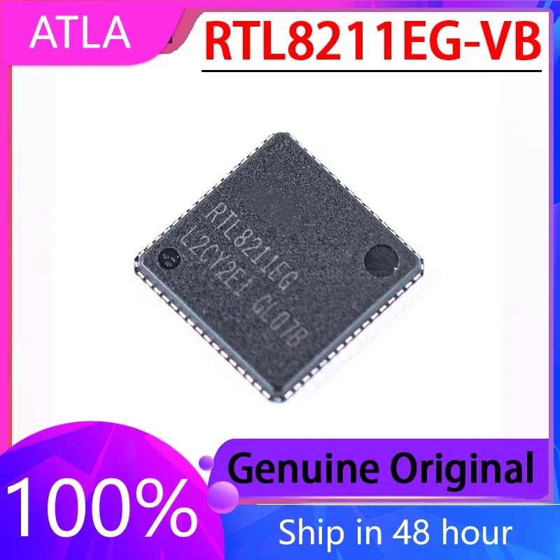 1PCS RTL8211EG-VB QFN64 Multi Interface Ethernet Transceiver Microcontroller Provides BOM Allocation