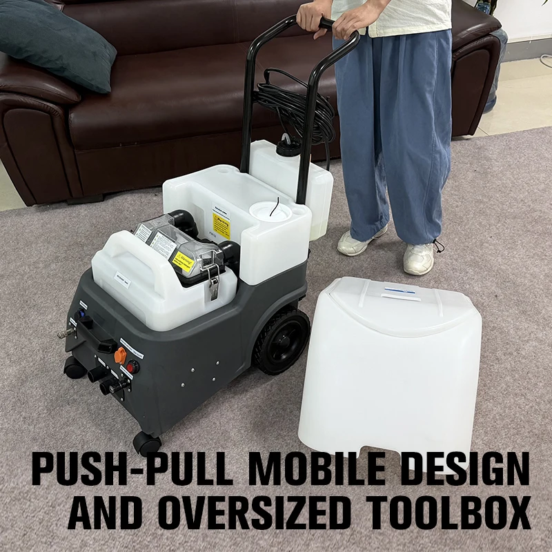EB-400S Electric New Portable Multifunctional Steam Cleaner Spray Brush Suction Integrated Carpet Foam Cleaning Machine Home Use