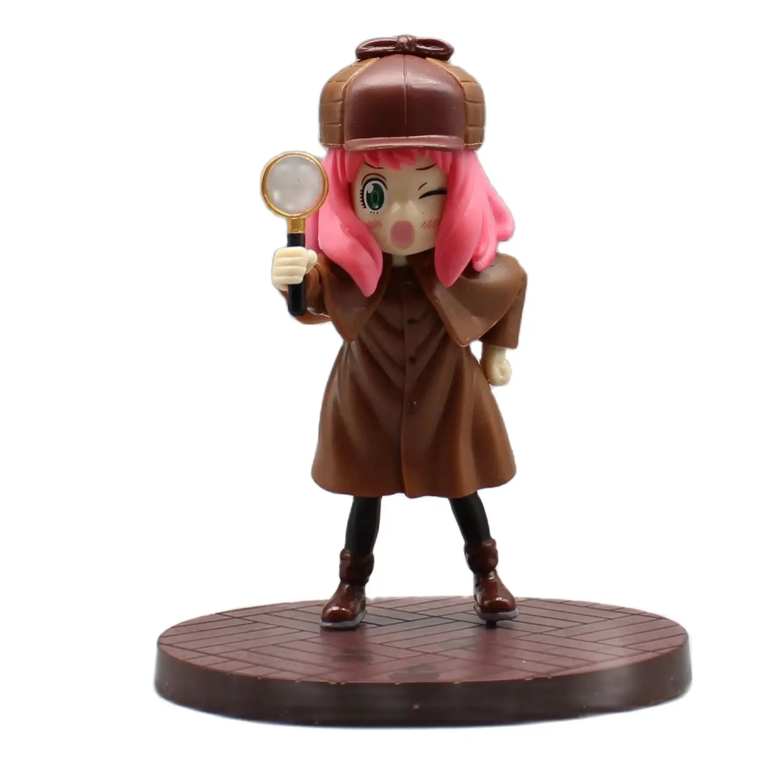 SPY FAMILY Playhouse Anya Forger Detective uniform 5.3" Figurine , Animation Figure Anime Model Ornamental Ornament Doll