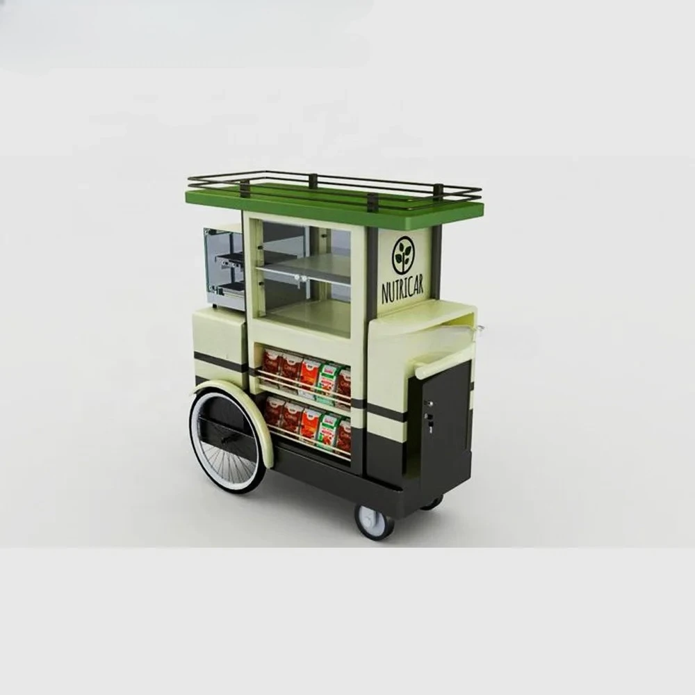 Display showcase  Burger Van Wooden Candy Cart Timber