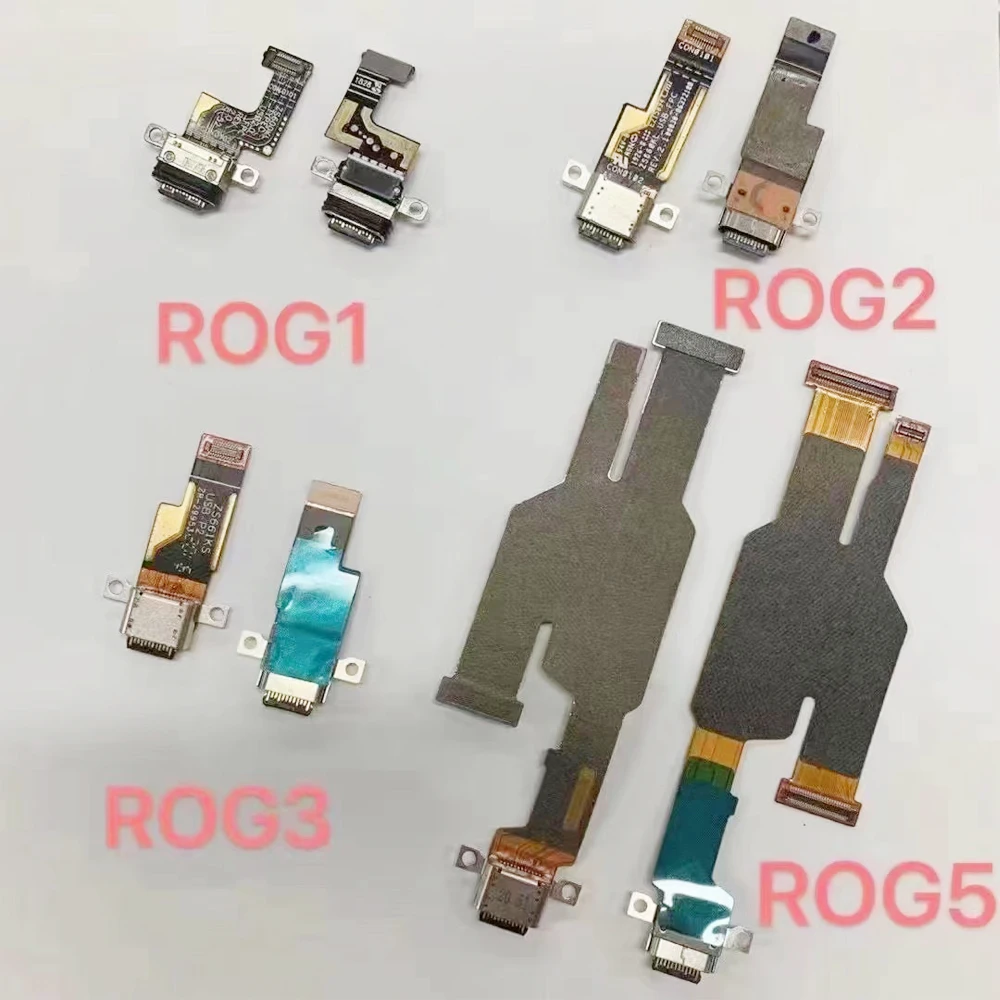 

For ASUS ROG Phone 1 ZS600KL Rog 2 ZS660KL 3 ZS661KS 5 ZS673KS USB Charger Dock Charging Port Connector Flex Cable Jack Repair