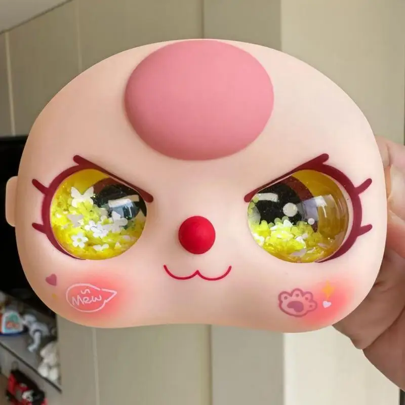 Baby Three 400% Replacement Face Eyes Set Gorgeous Flowing Sand Eyes Decoration Diy Face Shell For Exquisite Accessories Toys