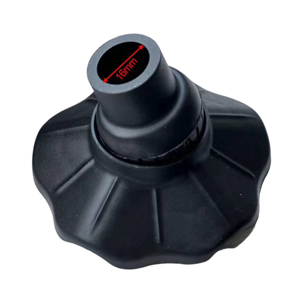 4er-Pack Campingstuhl-Fußpolster, Kunststoff, rutschfeste Beinabdeckungen, Anti-Sink, für Outdoor-Wanderungen, 13 mm, 15 mm, 16 mm, Schwarz – Detail 11