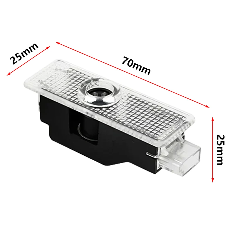 2Pcs HD LED For Auto Sedan SUV Exterior Tuning Blue White Red Car Door Courtesy Welcome Projector Lights Ghost Shadow Lamps